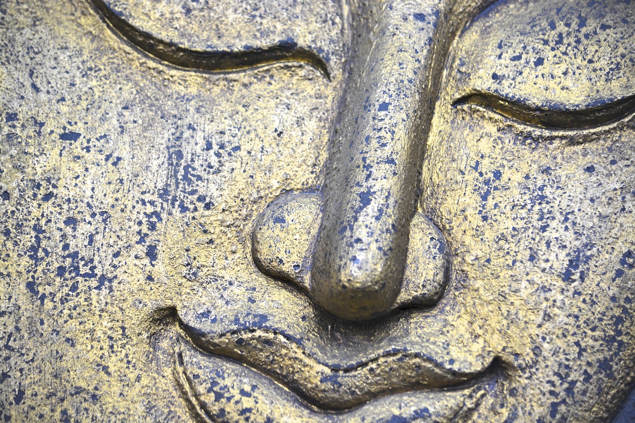 Entspannung Buddha Gesicht